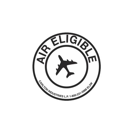 Air Eligible Labels - Worded 3" diameter